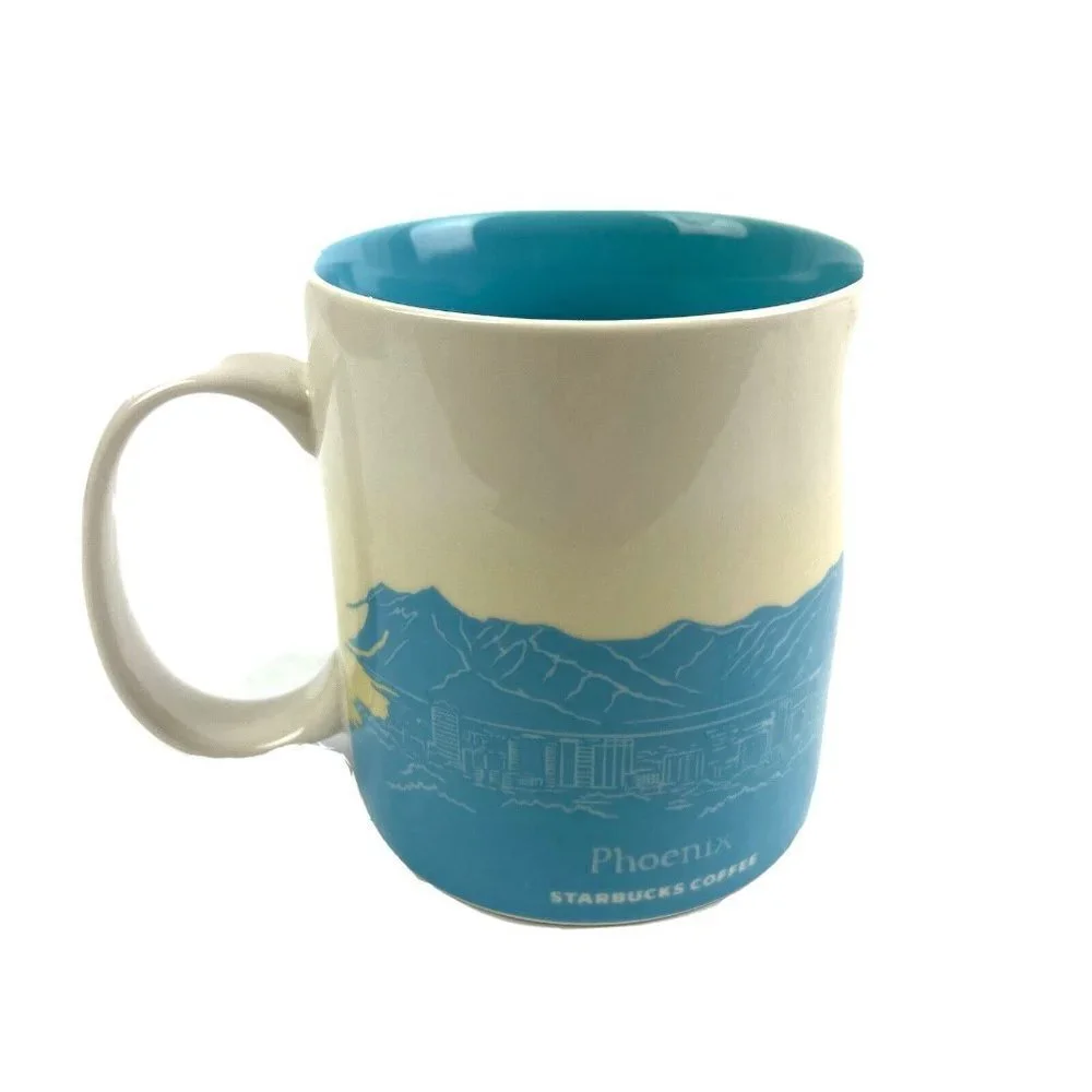 Starbucks Phoenix Global Icon Collector‎ Series Coffee Mug Cup 16 Ounce 2012